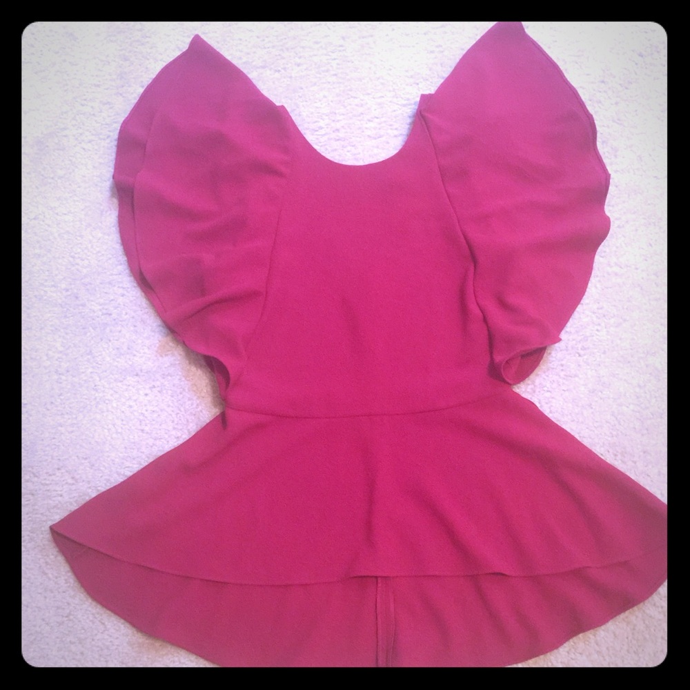Zara Woman Peplum Blouse